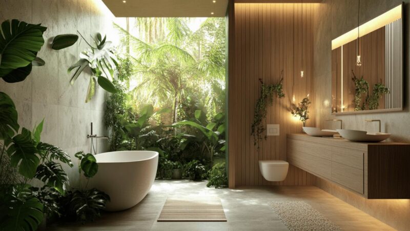 Comment transformer votre salle de bain en un espace de relaxation durable