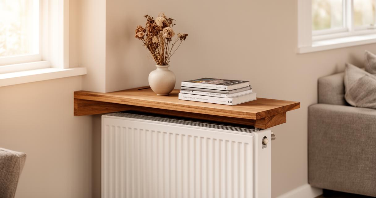 Comment utiliser une tablette pour radiateur sans perçage pour une installation facile